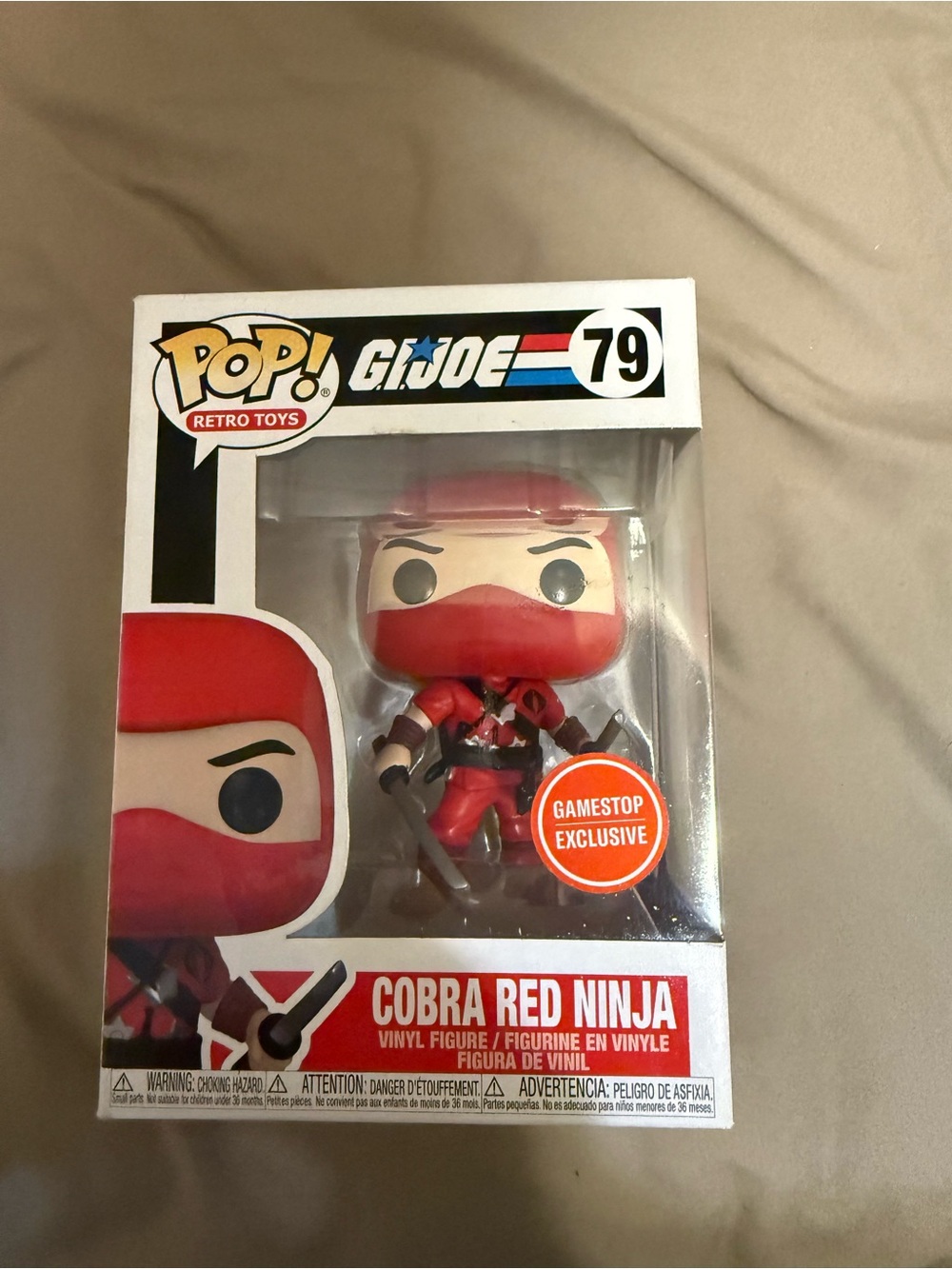 Funko Pop! G.I. Joe Cobra Red Ninja Vinyl Figure - Red
